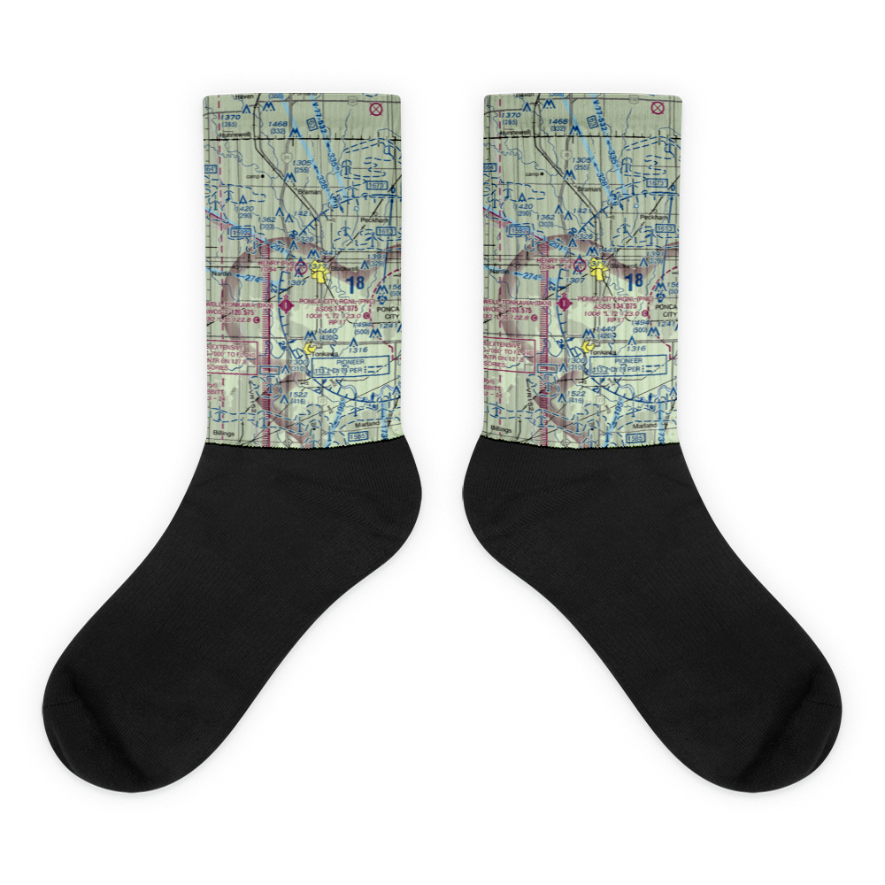 Earl Henry Airport (6OK6) VFR Sectional Socks 