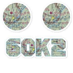 Redhills Airport (6OK2) VFR Sectional Sticker Pack