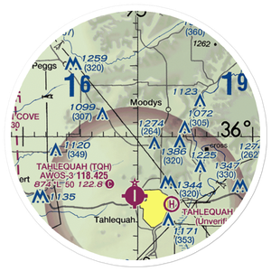 John Reid Airport (6OK1) VFR Sectional Sticker (20 mile)