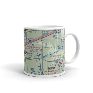 White Airport (6OK0) VFR Sectional  Mug
