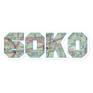 White Airport (6OK0) VFR Sectional Sticker