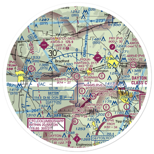 Kemps Field of Dreams Airport (6OH9) VFR Sectional Sticker (30 mile)