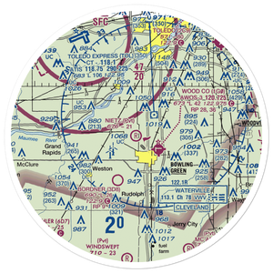 Nietz Airport (6OH7) VFR Sectional Sticker (30 mile)