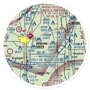 Aring Field (6OH4) VFR Sectional Sticker (20 mile)