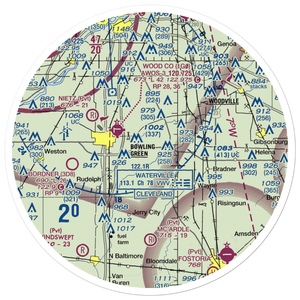 Aring Field (6OH4) VFR Sectional Sticker (30 mile)