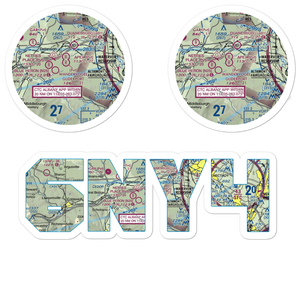 West Township Airport (6NY4) VFR Sectional Sticker Pack