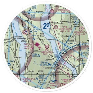 Airy-Acres Airport (6NY3) VFR Sectional Sticker (30 mile)