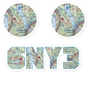 Airy-Acres Airport (6NY3) VFR Sectional Sticker Pack