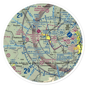 Old Port Royal Airport (6NY1) VFR Sectional Sticker (30 mile)