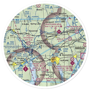 Flying K Airport (6NK8) VFR Sectional Sticker (30 mile)