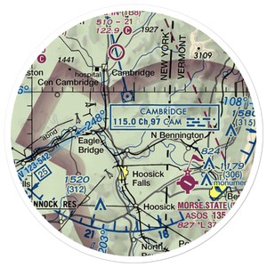 Meerwarth Airport (6NK2) VFR Sectional Sticker (20 mile)
