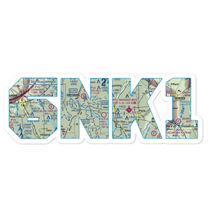 Casey's Airport (6NK1) VFR Sectional Sticker