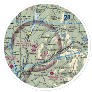 Knapp Airport (6NK0) VFR Sectional Sticker (30 mile)