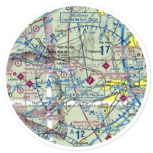 Lance Airport (6NJ8) VFR Sectional Sticker (30 mile)