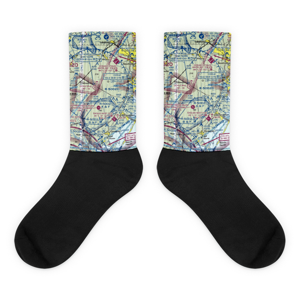 Lentine South Airport (6NJ0) VFR Sectional Socks 