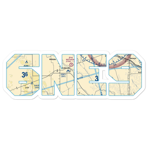 Hoesel Airport (6NE9) VFR Sectional Sticker