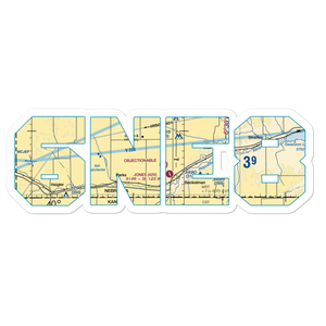 Hoppy's Airport (6NE8) VFR Sectional Sticker