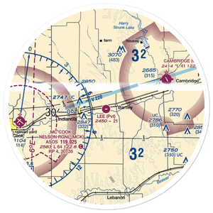 Lee Field (6NE7) VFR Sectional Sticker (30 mile)
