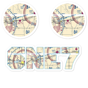 Lee Field (6NE7) VFR Sectional Sticker Pack