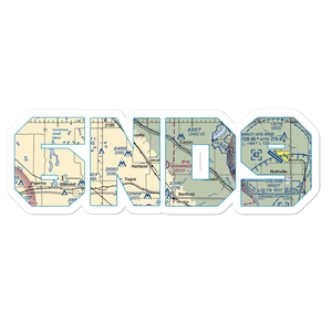 Skinningsrud Airport (6ND9) VFR Sectional Sticker