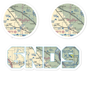 Skinningsrud Airport (6ND9) VFR Sectional Sticker Pack