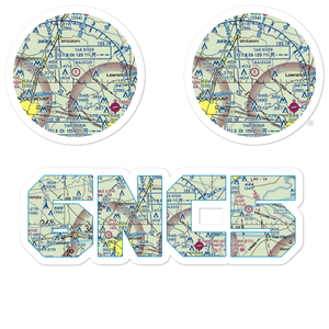 Thompson Farms Airport (6NC5) VFR Sectional Sticker Pack