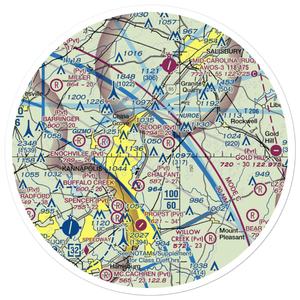Wilhelm Airport (6NC2) VFR Sectional Sticker (30 mile)