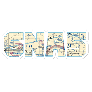 Chase Airstrip (6NA5) VFR Sectional Sticker