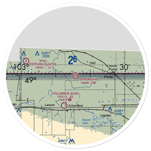 Strom Private Airport (6NA0) VFR Sectional Sticker (30 mile)