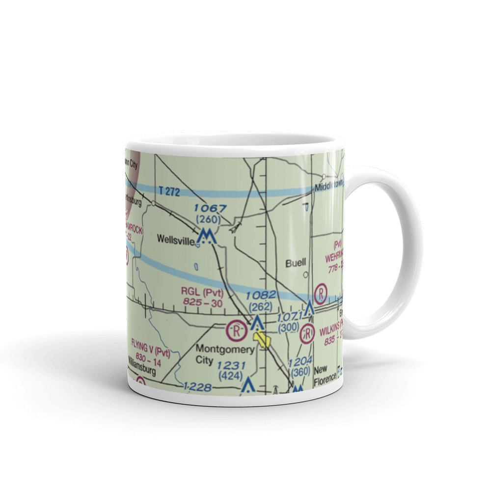 Flying Shamrock Airport (6MU4) VFR Sectional  Mug 