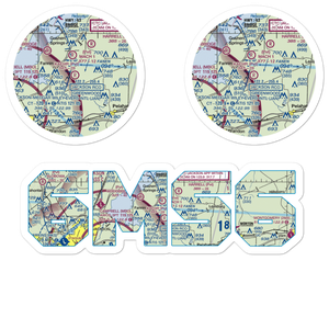 Kaehr Airport (6MS6) VFR Sectional Sticker Pack