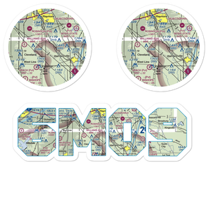 West Aero Ranch Airport (6MO9) VFR Sectional Sticker Pack