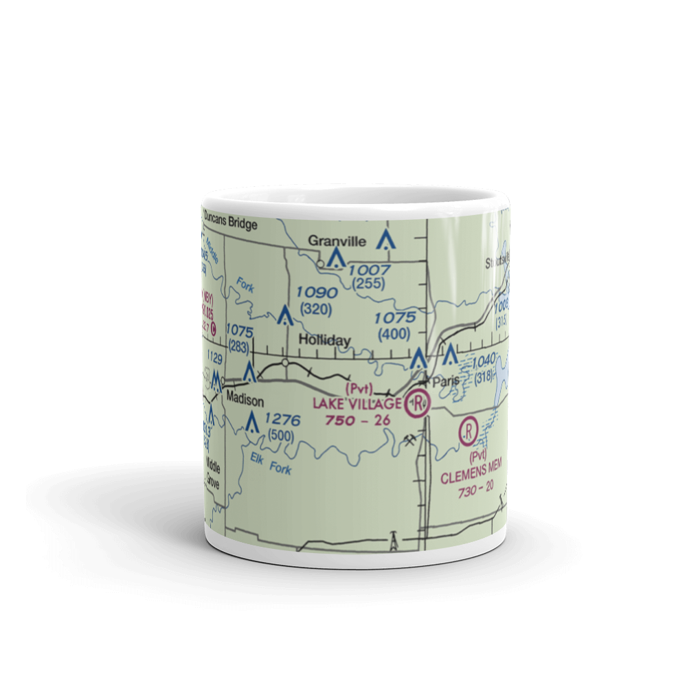 Brazeale Farm Airport (6MO8) VFR Sectional  Mug 