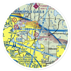 Benson Airport (6MN9) VFR Sectional Sticker (20 mile)