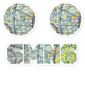 Goose Lake Seaplane Base (6MN6) VFR Sectional Sticker Pack