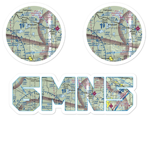 Gale's Seaplane Base (6MN5) VFR Sectional Sticker Pack