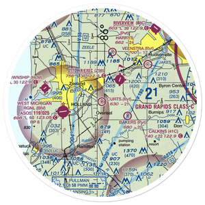 Curt's Place Airport (6MI3) VFR Sectional Sticker (30 mile)