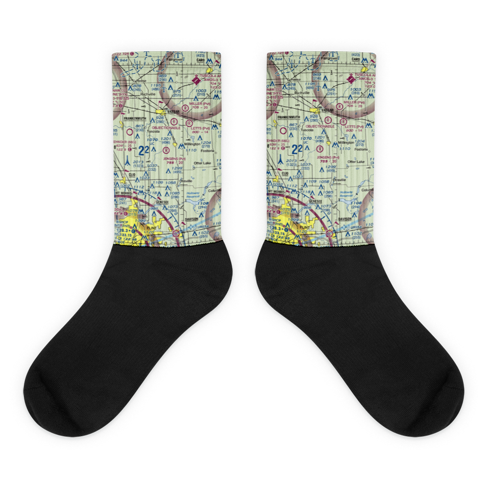 Jensen Field (6MI1) VFR Sectional Socks 