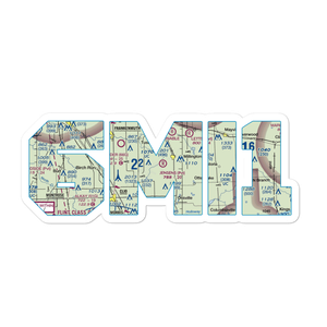 Jensen Field (6MI1) VFR Sectional Sticker