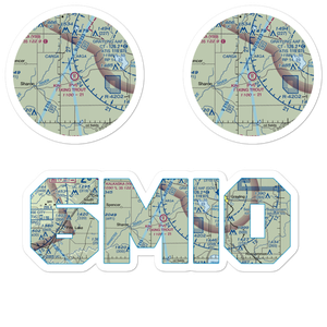 King Trout Airport (6MI0) VFR Sectional Sticker Pack