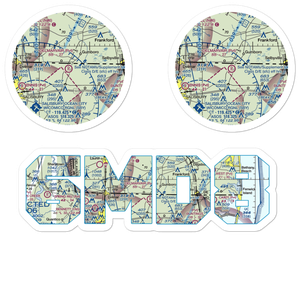 White's Airstrip (6MD8) VFR Sectional Sticker Pack
