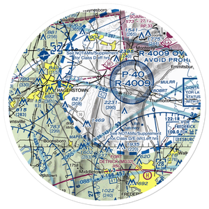 Harp Airport (6MD3) VFR Sectional Sticker (30 mile)