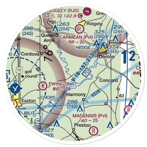 Dileo Field (6MD1) VFR Sectional Sticker (20 mile)