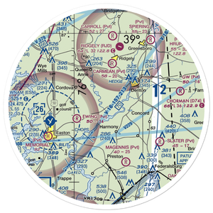 Dileo Field (6MD1) VFR Sectional Sticker (30 mile)