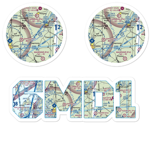 Dileo Field (6MD1) VFR Sectional Sticker Pack