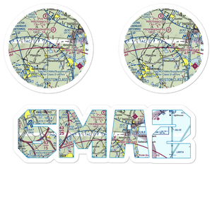 Meadowbrook Airport (6MA2) VFR Sectional Sticker Pack
