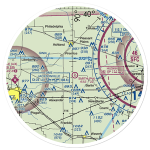 Smith Restricted Landing Area (6LL5) VFR Sectional Sticker (30 mile)