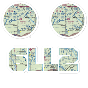 Young Airport (6LL2) VFR Sectional Sticker Pack
