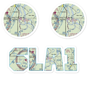 Cottonwood Airport (6LA1) VFR Sectional Sticker Pack