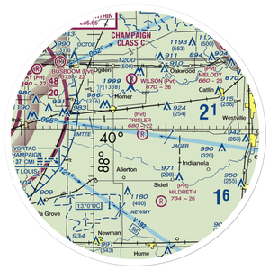 Trisler Airport (6IS8) VFR Sectional Sticker (30 mile)